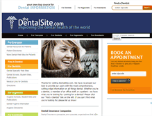 Tablet Screenshot of dentalsite.com